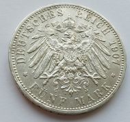 5 Marka 1907 A. Wilhelm II.. č.61