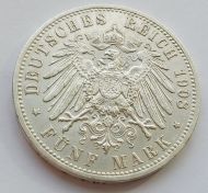5 Marka 1908 A. Wilhelm II.  č.63