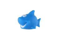 Žralok zvířátko svítící ve vodě plast 6cm na baterie 2 barvy 12ks v boxu