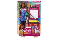  Barbie Povolání herní set Učitelka umění černoška, Mattel GJM30 