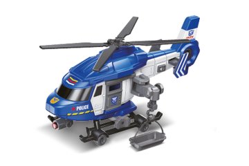 Vrtulník policejní s efekty 29 cm
