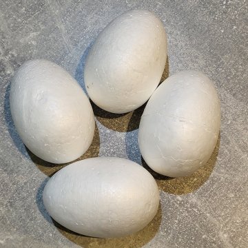 Polystyrenová vejce 4 ks