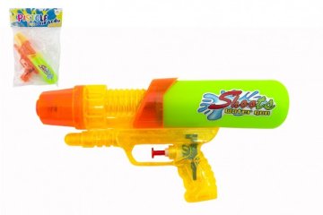 Vodní pistole plast 24 cm 2 barvy v sáčku