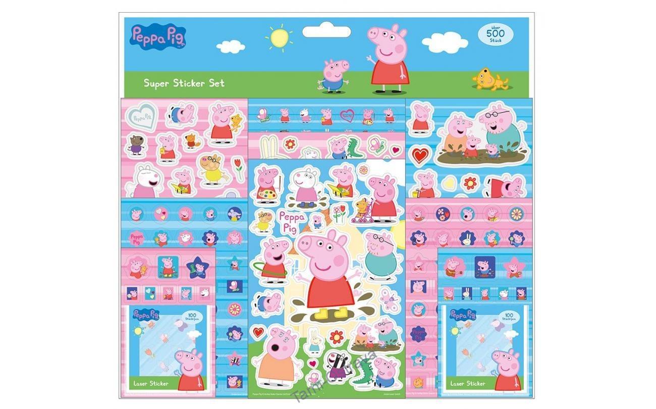 Samolepky Peppa Pig.