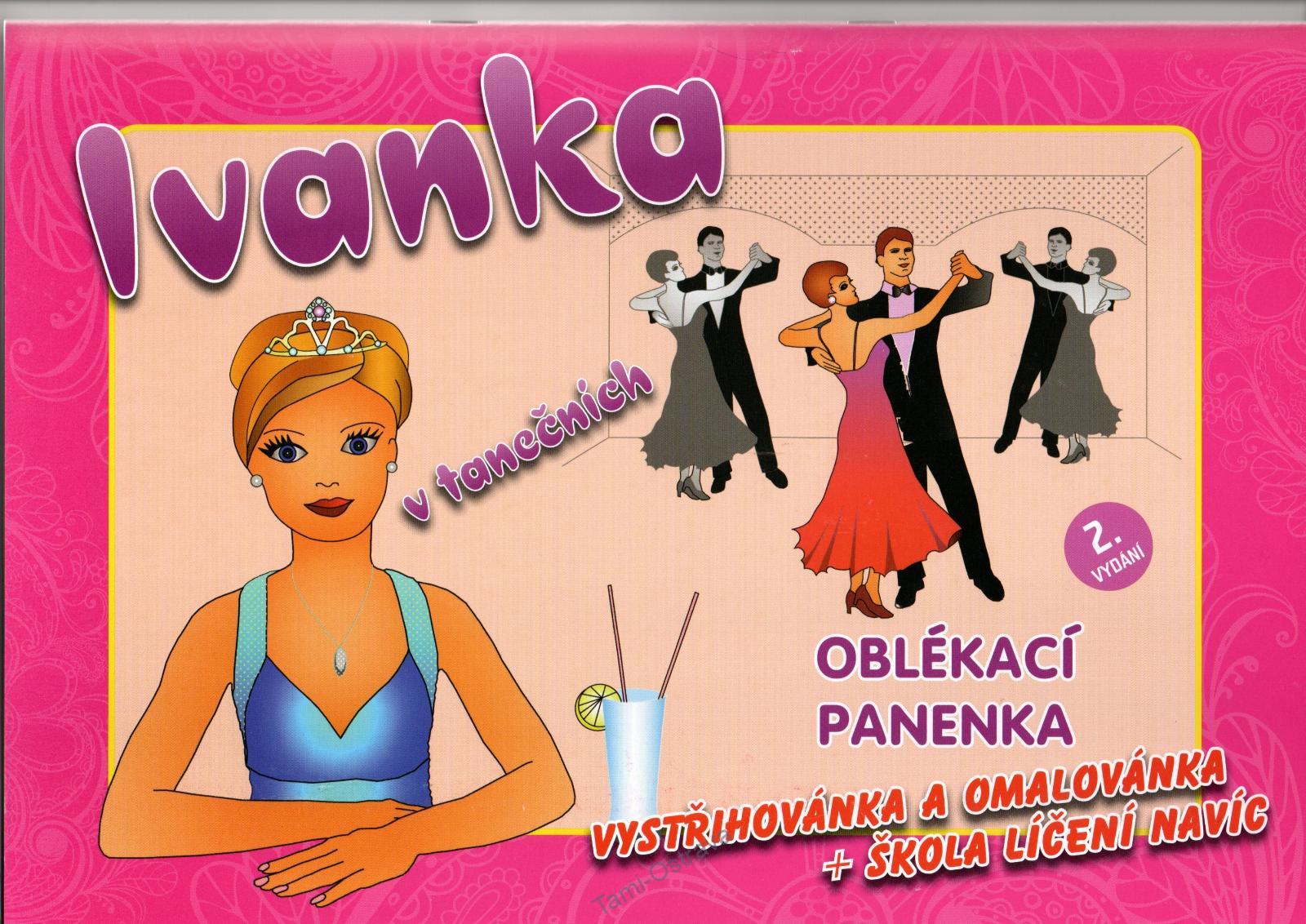 VYSTŘIHOVÁNKA A OMALOVANKA PANENKA V TANEČNÍCH