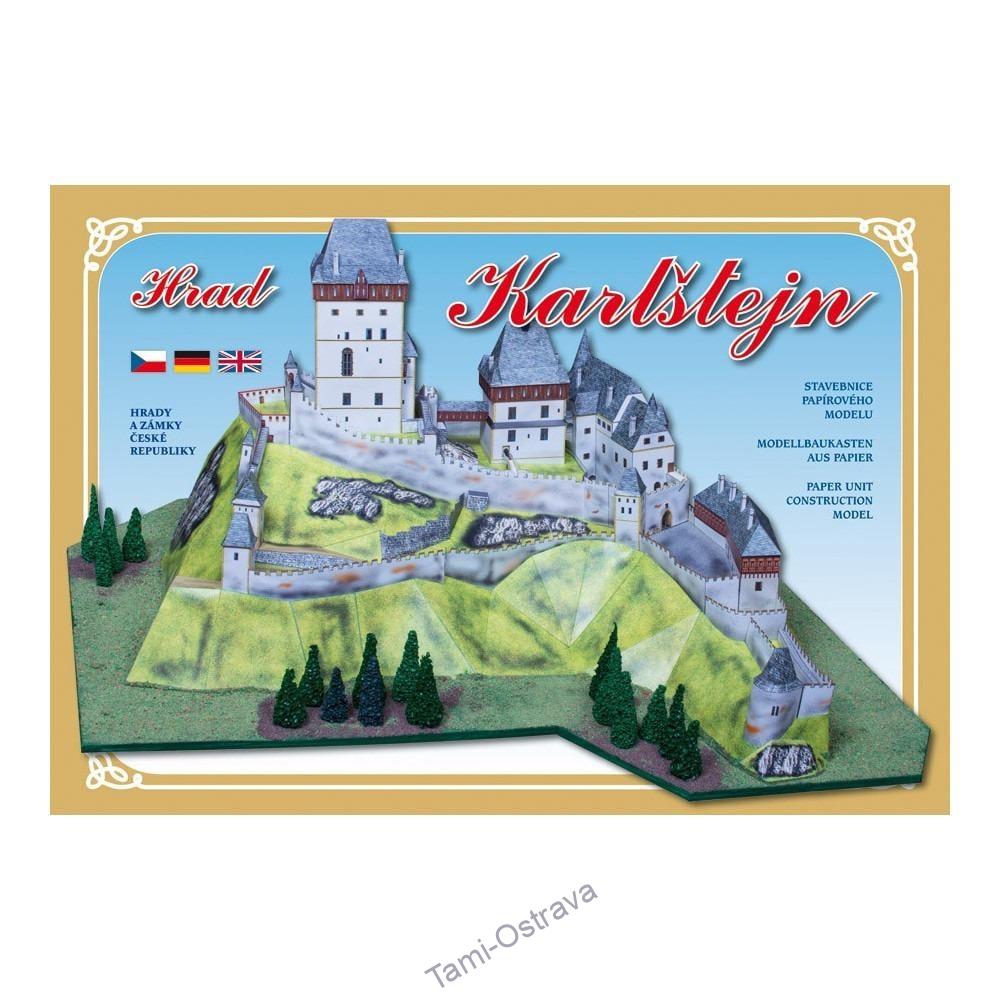 VYSTŘIHOVÁNKA HRAD KARLŠTEJN 1:350