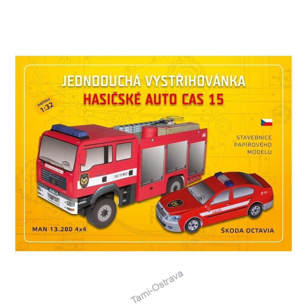 VYSTŘIHOVÁNKA HASIČSKÉ AUTO CAS15 1:32