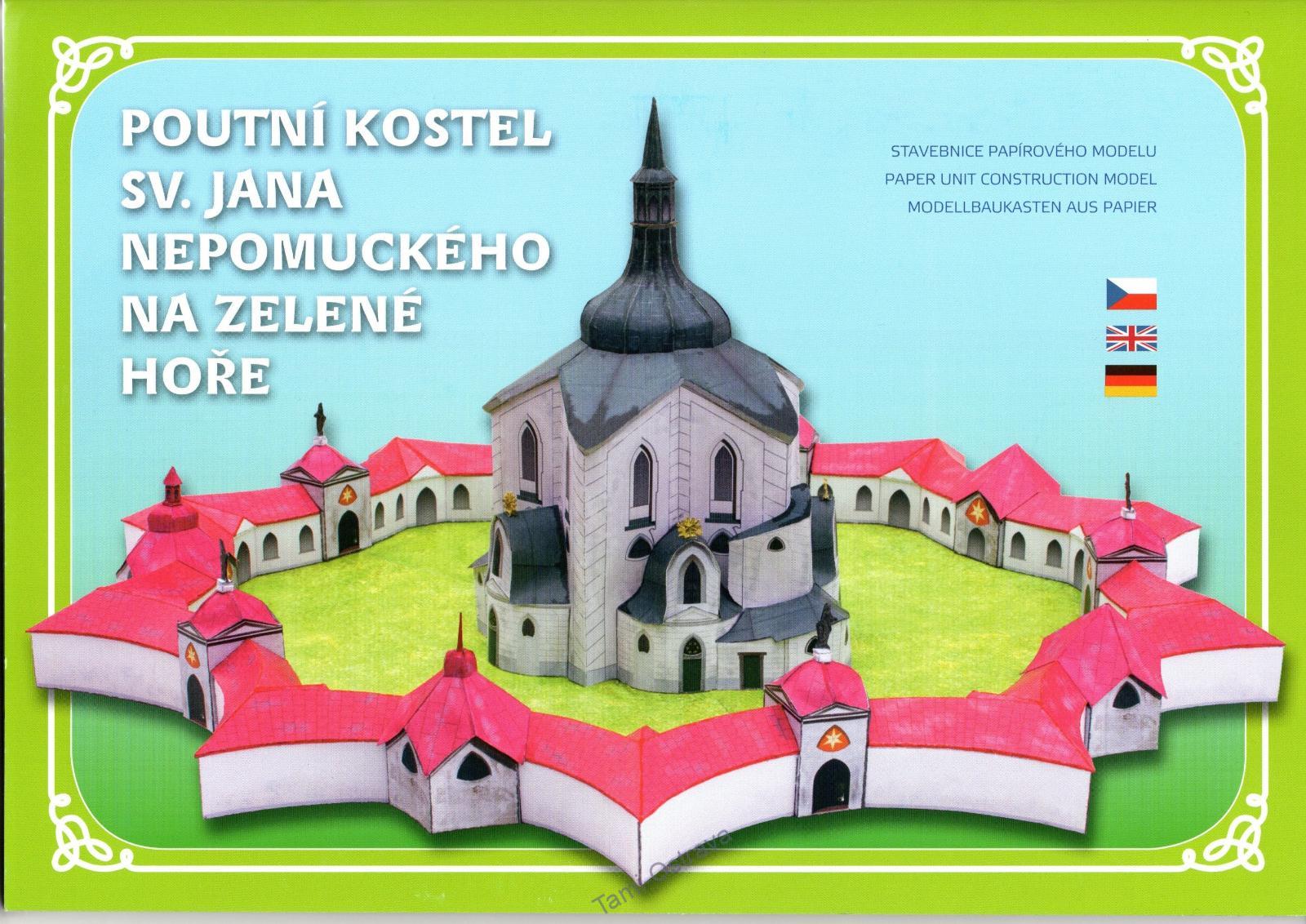 VYSTŘIHOVÁNKA POUTNÍ KOSTEL SV.JANA NEPOMUCKÉHO NA ZELENÉ HOŘE