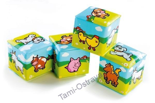 KOSTKA MOJE PRVNÍ ZVÍŘÁTKA 7X7CM - 4 DRUHY.