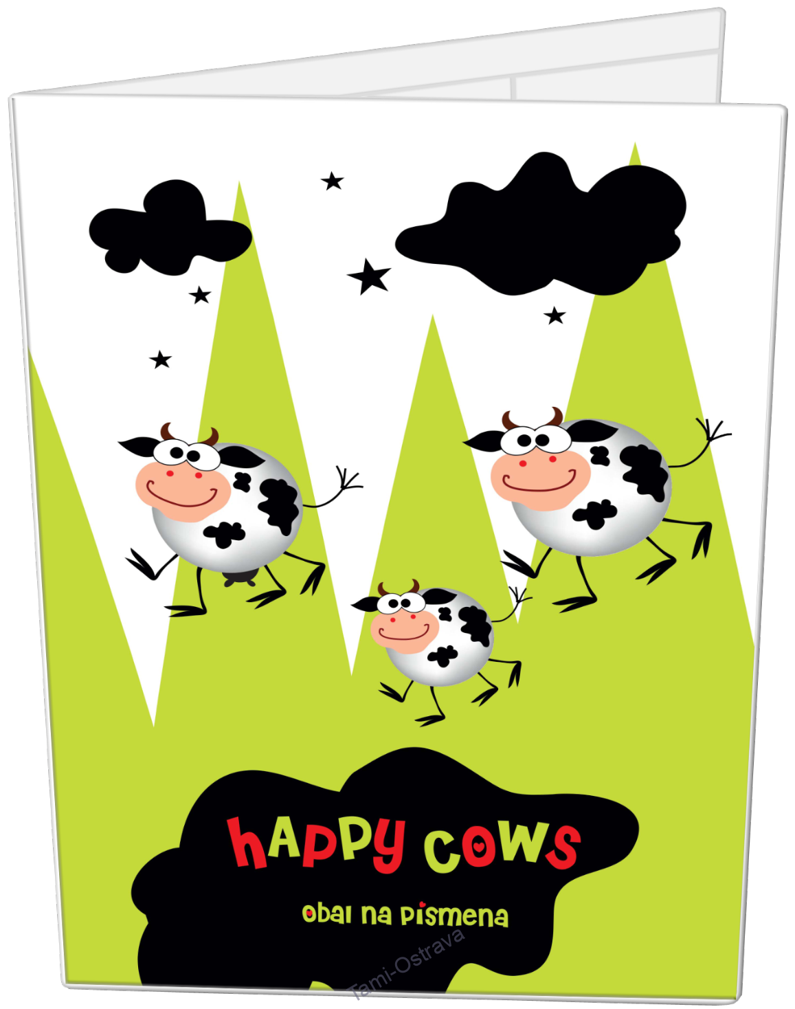 Obal na písmena, HAPPY COWS