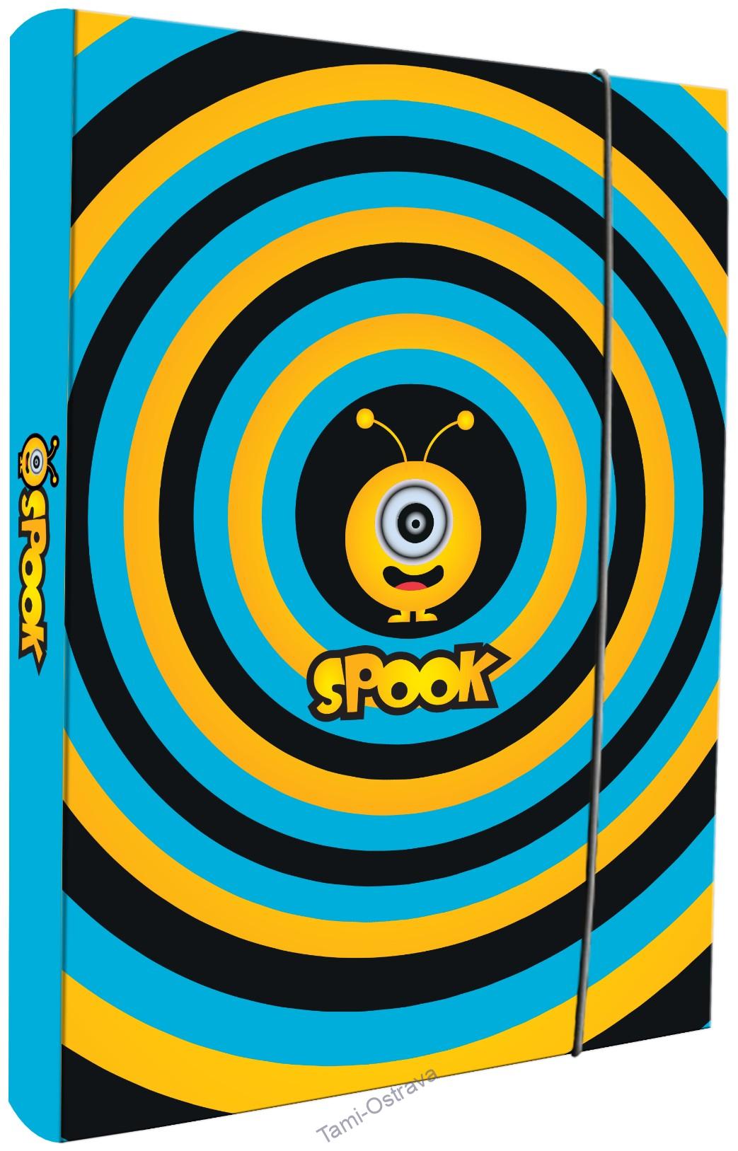 A5 box na sešity s gumou, SPOOK