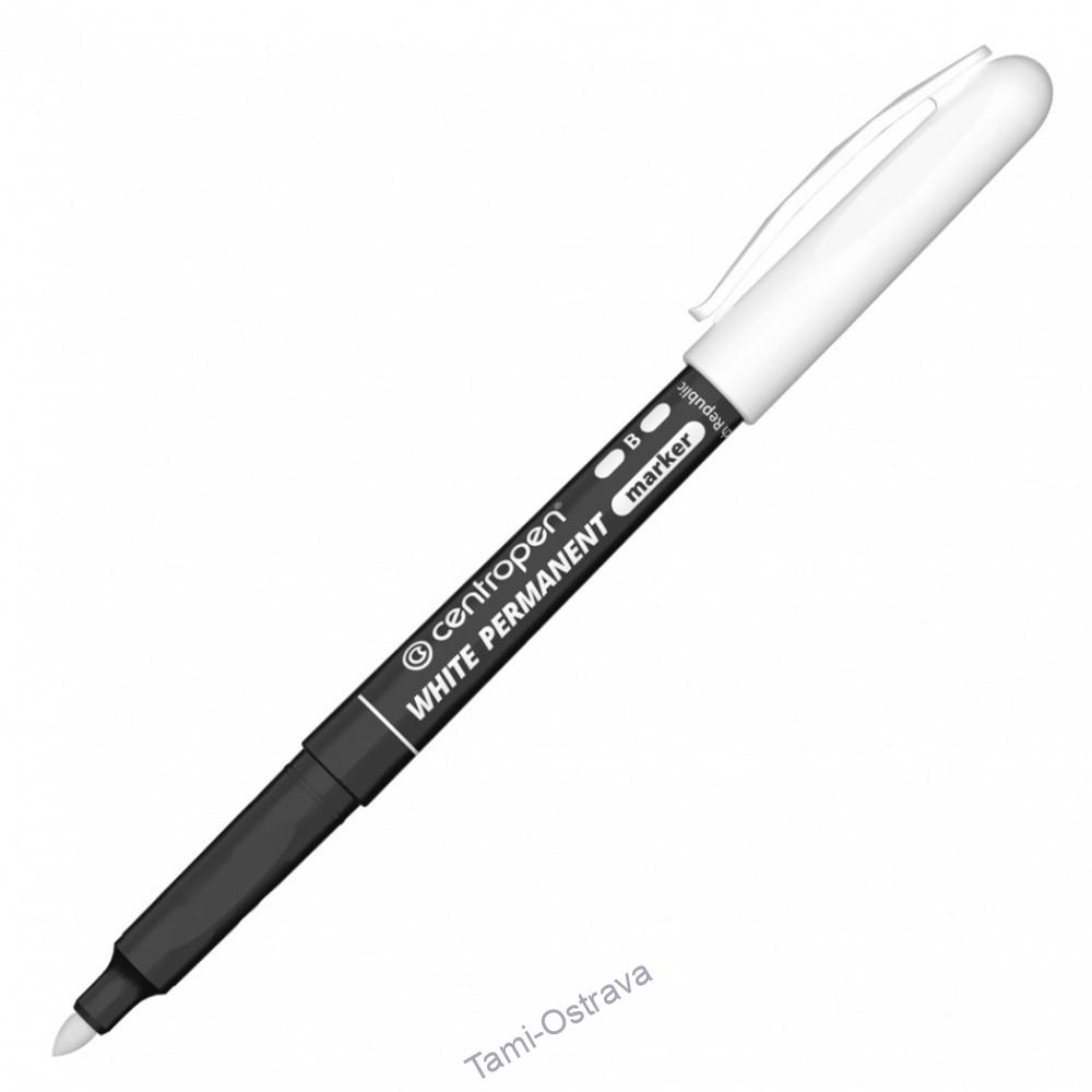 Popisovač CENTROPEN 2687 permanent - bílý